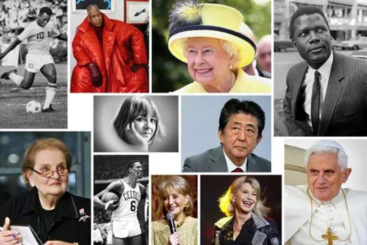 Venerated Celebrities NYT