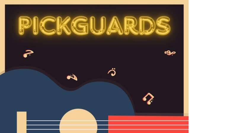 Pick Guard On A Guitar